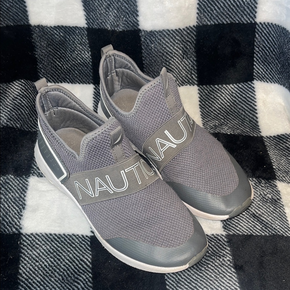Nautica Charcoal Slip-On Shoes